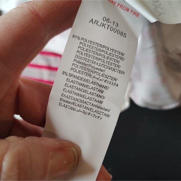 Roxy Plain Jane Slouchy Neck Striped Sweater in Magenta/Gray Size Large - Picture 10 of 12